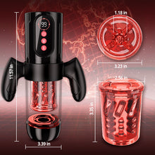 Load image into Gallery viewer, Wine &amp; Beauty Handle Design 9 Thrusting &amp; Rotating 9 Suction Adult Toys Mens Masturbator