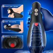 Load image into Gallery viewer, 360°Wrapped 5x10-Mode Tongue Licking Vibrating for Enhanced Training Male Masterubaters Mens Mastusbator Adult Toys Penis Vibrator for Man Sex Doll