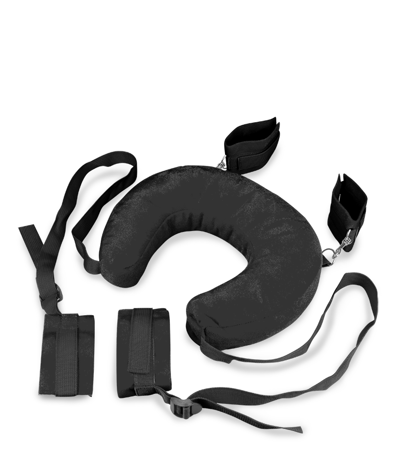 Ankle and wrist bondage cuffs with cushion