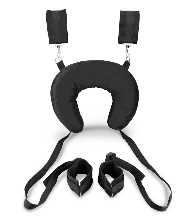 Ankle and wrist bondage cuffs with cushion