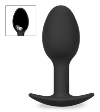 Load image into Gallery viewer, Silicone butt plug with massaging bead